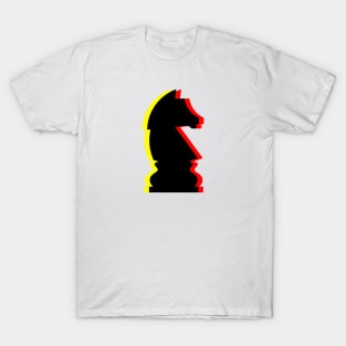 Trippy Knight Piece (Yellow and Red) T-Shirt